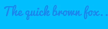 Image with Font Color 1C86EE and Background Color 00BFFF